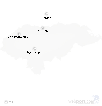 map of honduras cities map of honduras cities