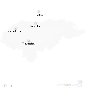 map of honduras cities